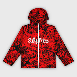 Ветровка с капюшоном женская Sally Face: Red Bloody, цвет: 3D-белый