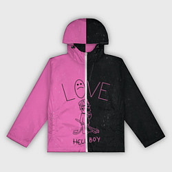 Ветровка с капюшоном женская Lil Peep: Hell Boy, цвет: 3D-белый
