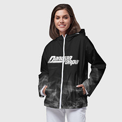 Ветровка с капюшоном женская DANGANRONPA, цвет: 3D-белый — фото 2