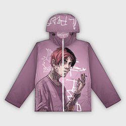 Ветровка с капюшоном женская Lil Peep, цвет: 3D-белый