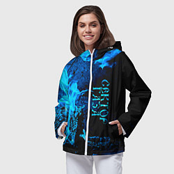 Ветровка с капюшоном женская Сектор Газа, цвет: 3D-белый — фото 2