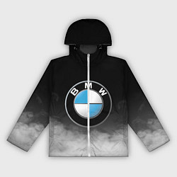 Ветровка с капюшоном женская BMW, цвет: 3D-белый