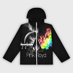 Ветровка с капюшоном женская PINK FLOYD, цвет: 3D-белый