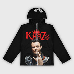 Ветровка с капюшоном женская Князь Анархия спина, цвет: 3D-белый