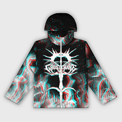 Ветровка с капюшоном женская GHOSTEMANE GLITCH, цвет: 3D-белый