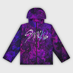 Ветровка с капюшоном женская Stray Kids, цвет: 3D-черный