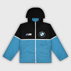 Ветровка с капюшоном женская BMW БМВ, цвет: 3D-белый