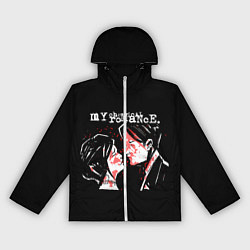 Ветровка с капюшоном женская My Chemical Romance, цвет: 3D-белый