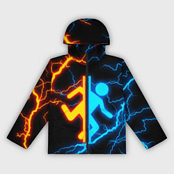 Ветровка с капюшоном женская PORTAL, цвет: 3D-черный