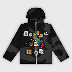 Ветровка с капюшоном женская Король и Шут, цвет: 3D-белый