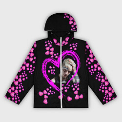 Ветровка с капюшоном женская Lil Peep, цвет: 3D-белый