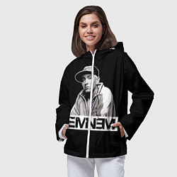 Ветровка с капюшоном женская Eminem, цвет: 3D-белый — фото 2