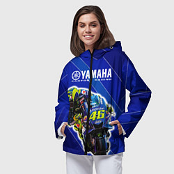 Ветровка с капюшоном женская Valentino Rossi, цвет: 3D-черный — фото 2