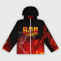 Ветровка с капюшоном женская ВДВ, цвет: 3D-белый