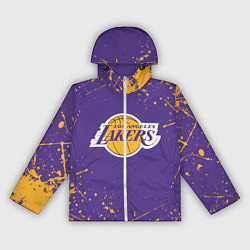 Ветровка с капюшоном женская LA LAKERS, цвет: 3D-белый