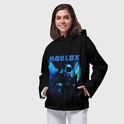 Ветровка с капюшоном женская ROBLOX, цвет: 3D-черный — фото 2