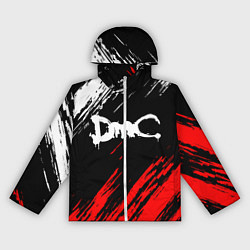 Ветровка с капюшоном женская DEVIL MAY CRY DMC, цвет: 3D-белый