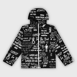 Ветровка с капюшоном женская BILLIE EILISH BLACK, цвет: 3D-белый