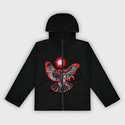 Ветровка с капюшоном женская Pyrokinesis, цвет: 3D-черный