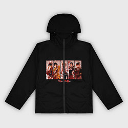 Ветровка с капюшоном женская Великий из бродячих псов, цвет: 3D-черный