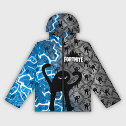 Ветровка с капюшоном женская ЪУЪ FORTNITE, цвет: 3D-черный