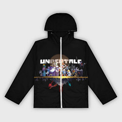 Ветровка с капюшоном женская Undertale, цвет: 3D-белый