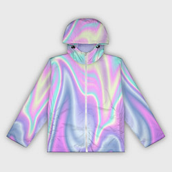 Ветровка с капюшоном женская Vaporwave, цвет: 3D-белый