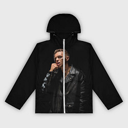 Ветровка с капюшоном женская Элджей, цвет: 3D-белый