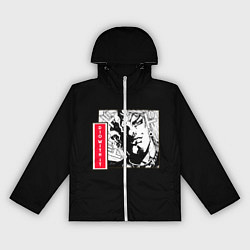 Ветровка с капюшоном женская Jojos bizarre adventure Dio, цвет: 3D-белый
