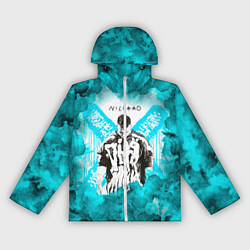 Ветровка с капюшоном женская NILETTO, цвет: 3D-белый