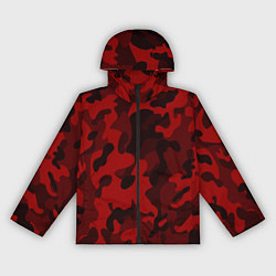 Ветровка с капюшоном женская RED MILITARY, цвет: 3D-черный