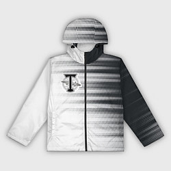 Ветровка с капюшоном женская Торпедо, цвет: 3D-черный