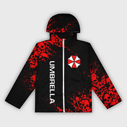 Ветровка с капюшоном женская UMBRELLA CORP, цвет: 3D-белый