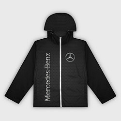 Ветровка с капюшоном женская Mersedes, цвет: 3D-белый