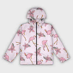 Женская ветровка Розовый фламинго