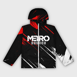 Ветровка с капюшоном женская METRO EXODUS, цвет: 3D-белый