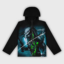 Ветровка с капюшоном женская PREDATOR, цвет: 3D-черный