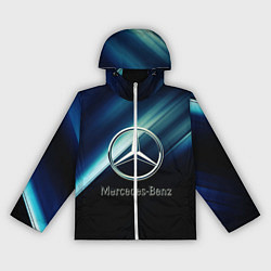 Ветровка с капюшоном женская Mercedes, цвет: 3D-белый
