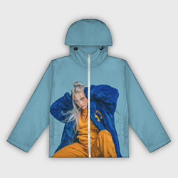 Ветровка с капюшоном женская Billie Eilish, цвет: 3D-белый