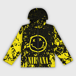 Ветровка с капюшоном женская NIRVANA, цвет: 3D-черный