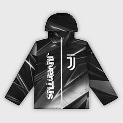 Ветровка с капюшоном женская JUVENTUS, цвет: 3D-белый