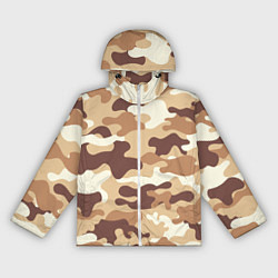 Ветровка с капюшоном женская МИЛИТАРИ, цвет: 3D-белый