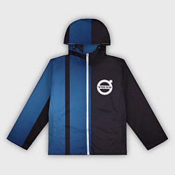 Ветровка с капюшоном женская VOLVO, цвет: 3D-белый