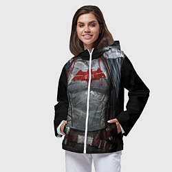 Ветровка с капюшоном женская Red Hood, цвет: 3D-белый — фото 2