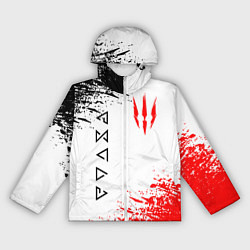 Ветровка с капюшоном женская THE WITCHER, цвет: 3D-белый