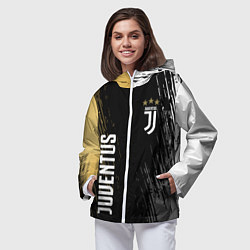 Ветровка с капюшоном женская JUVENTUS, цвет: 3D-белый — фото 2