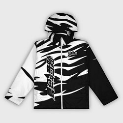 Ветровка с капюшоном женская JoJo Bizarre Adventure, цвет: 3D-белый