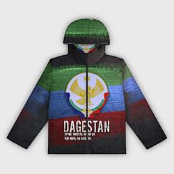 Ветровка с капюшоном женская Дагестан - Кавказ Сила, цвет: 3D-черный