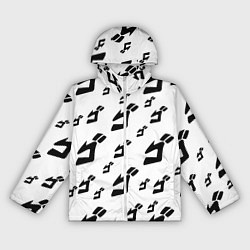 Ветровка с капюшоном женская JoJo Bizarre Adventure, цвет: 3D-белый