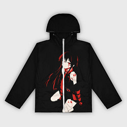 Ветровка с капюшоном женская Убийца Акаме, цвет: 3D-белый